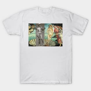 Virtual Meeting of David and Aphrodite  #Virtual #Meeting #David #Aphrodite T-Shirt